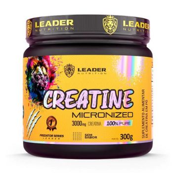 CREATINE MICRONIZED - 300G - LEADER NUTRITION