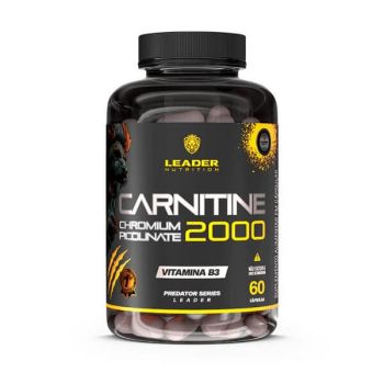CARNITINE 2000 CHROMIUM PICOLINATE - 60 CAPS - LEADER NUTRITION