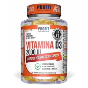 VITAMINA D3  2000 UI - 60 CAPS - PROFIT